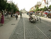 the main street of Kosice