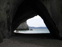 View onto Cathedral Cove