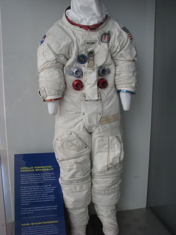 Spacesuit belonging to Ken Mattingly.