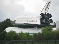 Sadly, Johnson Space Center didn't get any of the remaining Space Shuttles. It's fair that they make up for it with these Fake Shuttles; the fact that they have quite a few and that they fail to draw attention to the fact that they are not real, however, is a little bit pathetic.