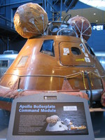 Apollo Boilerplate Command Module at the Udvar-Hazy center in Washington, D.C.