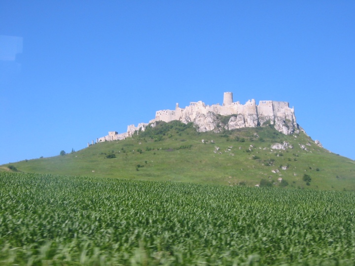 finally, we are approaching the beautiful Spis Castle!