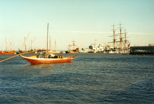 Ships in the Expo's harbour