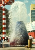 A fountain at the Expo