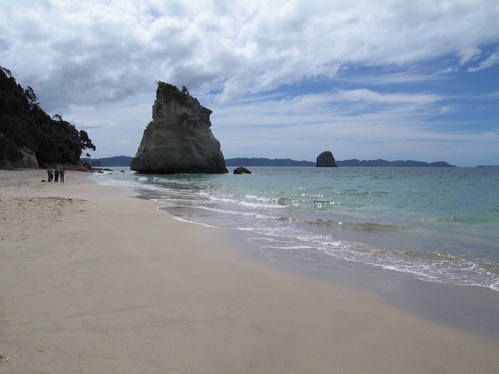 beach at Cathedral Cove