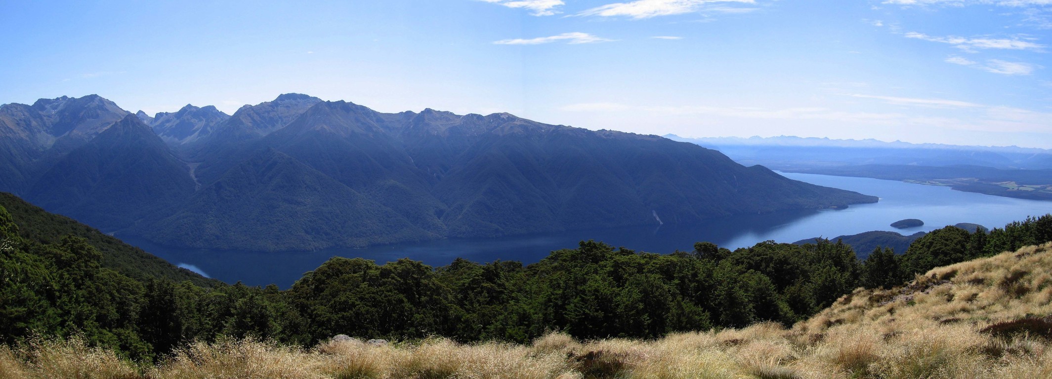 Lake Te Anau, a little further to the left