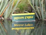 Mirror Lakes, on the way from Te Anau towards Milford Sound