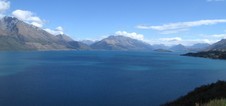 On our way back to Queenstown: Lake Wakatipu