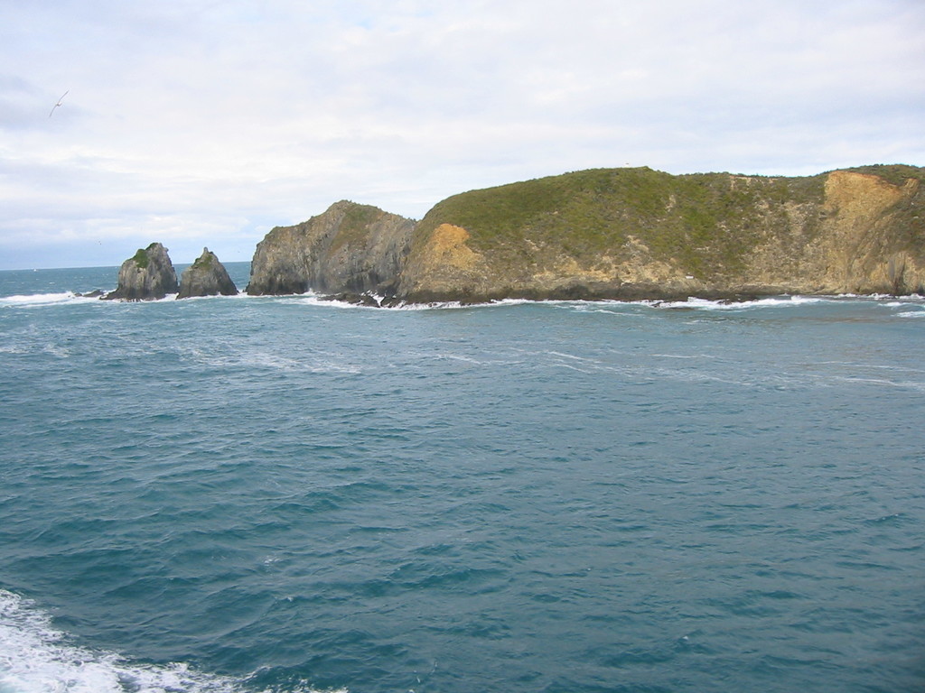 East end of the Marlborough sounds, on my way from Wellington to Picton by Ferry (14/05/2004).
