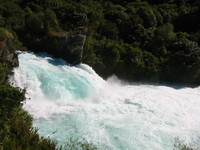 Huka Falls - apparently the most popular among the plethora of waterfalls on New Zealand's north island