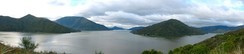 panoramic view from Picton over the Marlborough sounds