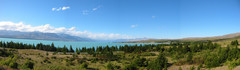 beautiful landscape near Lake Tekapo (panorama)