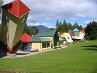 Stuart Landsborough's Puzzling World near Wanaka - featuring a nice collection of puzzles and a maze