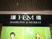 In New Zealand, "H&M" stands for "Hamilton&Murray".